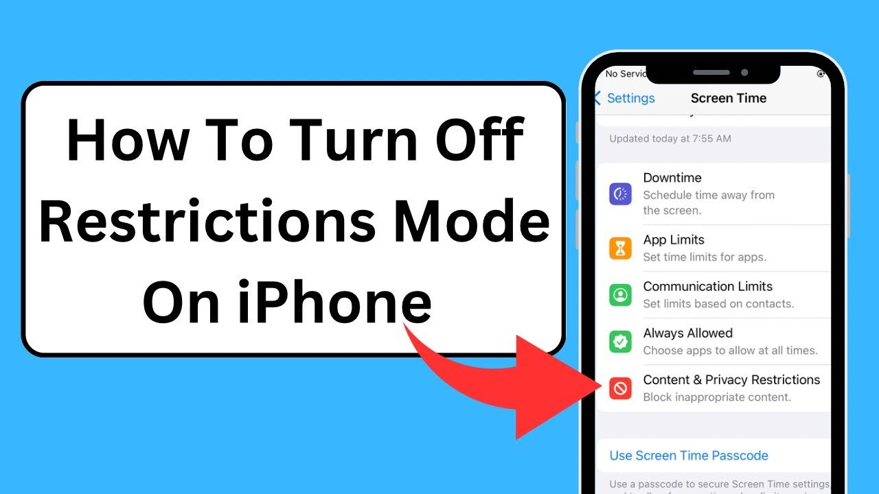 How to Turn Off the Restrictions on iPhone