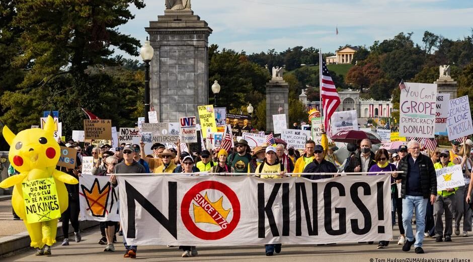 "No Kings" protests—leaving voters