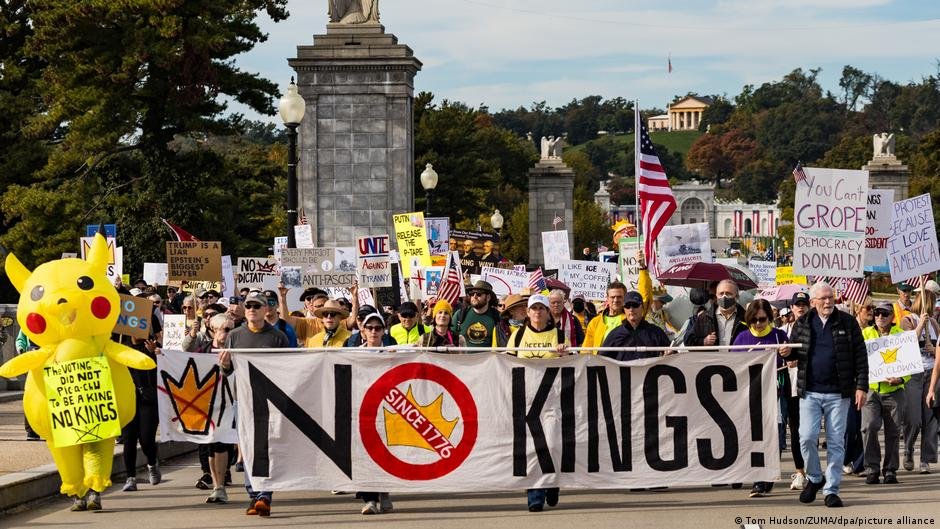 "No Kings" protests—leaving voters