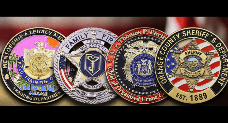 Police Challenge Coins Custom