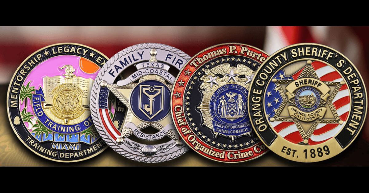 Police Challenge Coins Custom