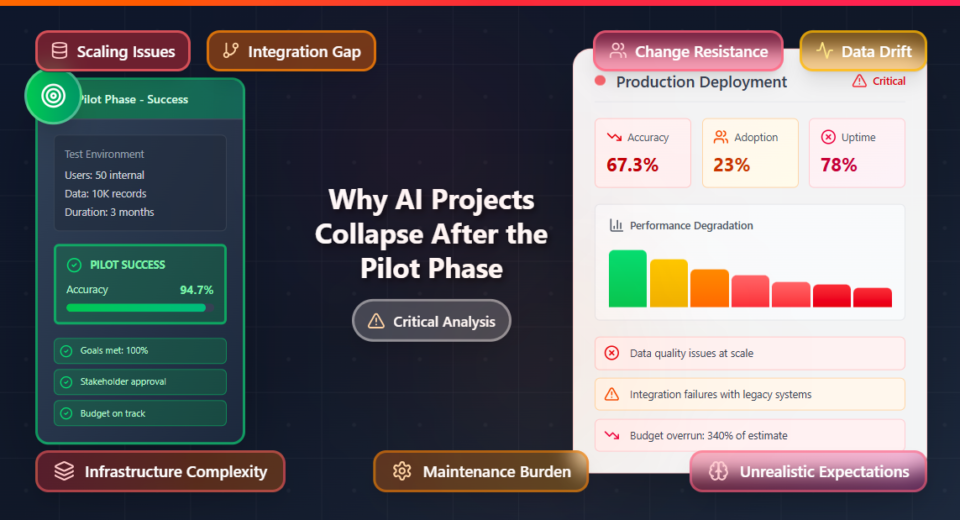Why AI Projects Collapse After the Pilot Phase Full Info