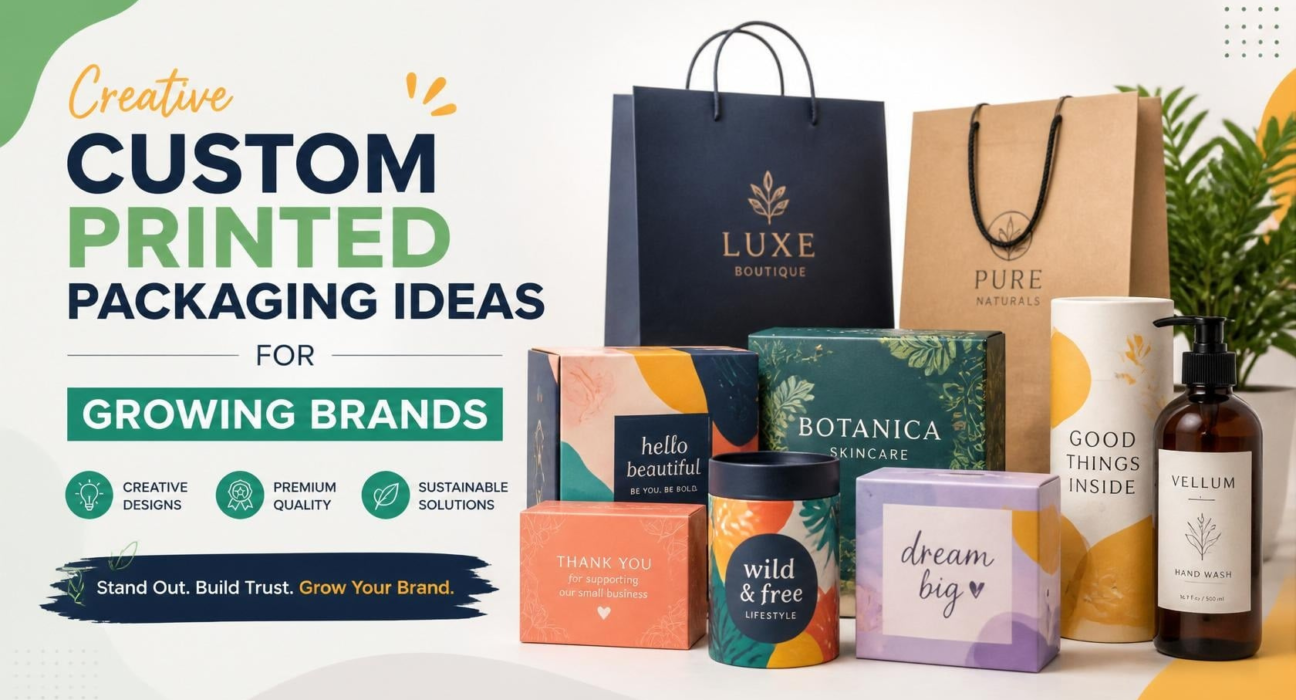 Creative Custom Printed Packaging Ideas for Growing Brands