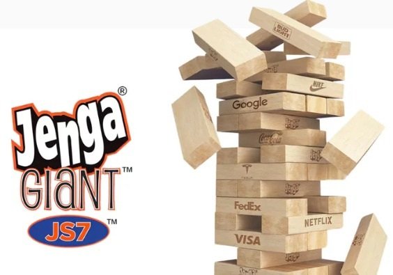 Custom Jenga With Logo