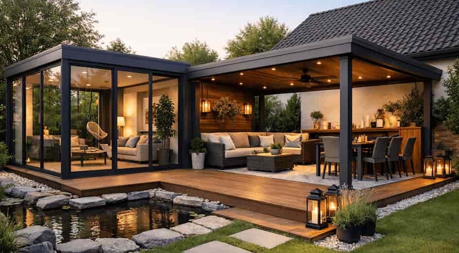 Outdoor Glass Room