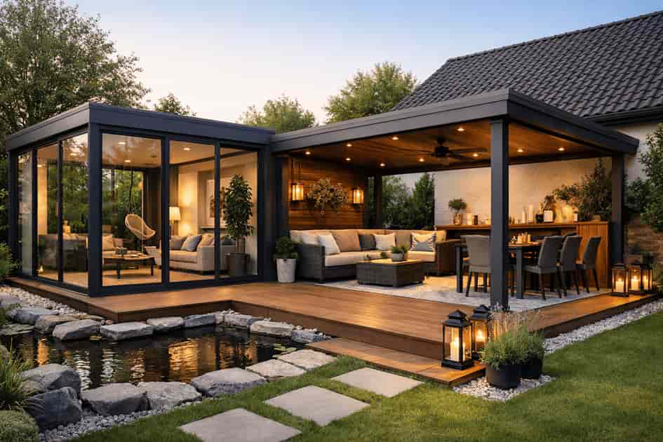 Outdoor Glass Room